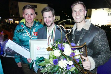 Überwältigender Empfang für Siegsdorfs erfolgreiche Wintersportler – Ehrung für Markus Eisenbichler, Pepi Ferstl und Anian Sossau