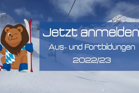 Lehrgänge der Saison 2022/23 ab sofort online!