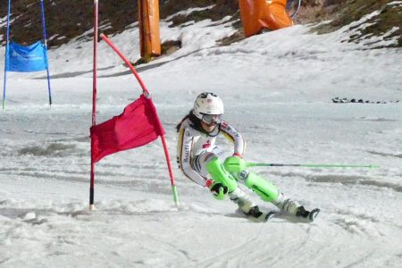 Greta Sachsenröder vom ausrichtenden SC Hammer siegte in der Klasse U 14 der Mädels mit zweimaliger Laufbestzeit. 