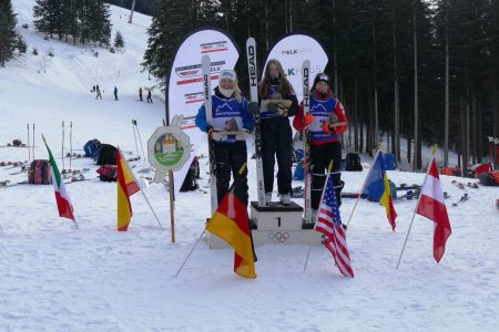 Siegerinnen Mädchen Riesenslalom